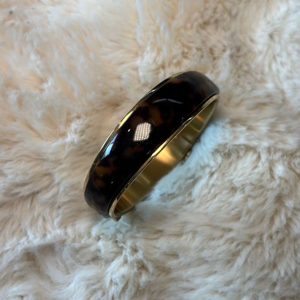 Fossil Tortoise Shell Bangle Bracelet